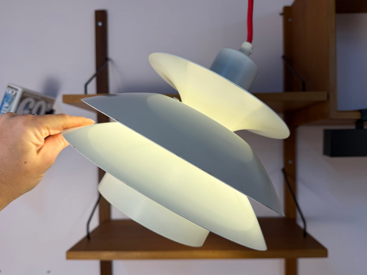 Lamellenlampe weiß aus Dänemark