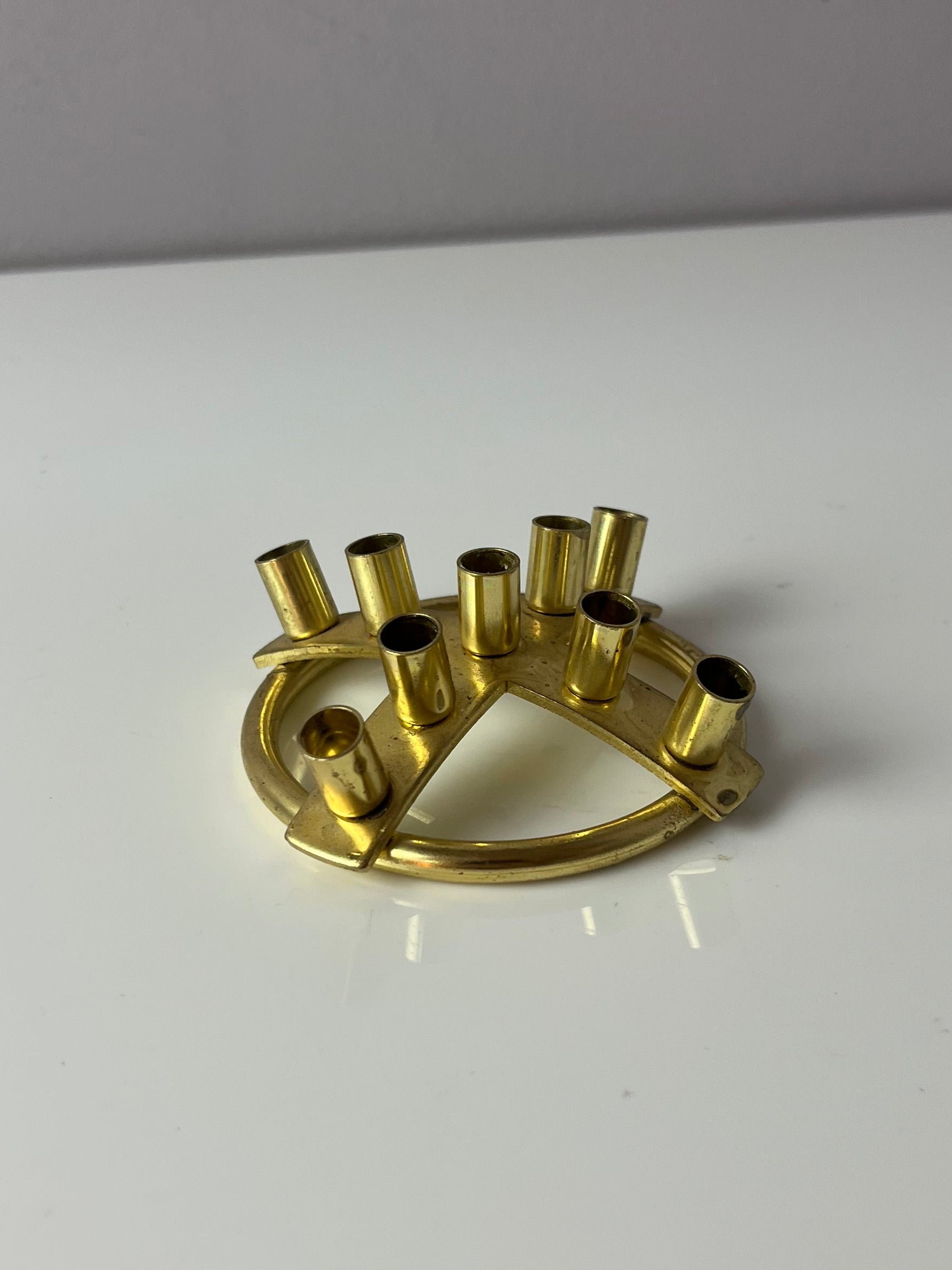 Kerzenständer Messing von Scandia Design Hellerup