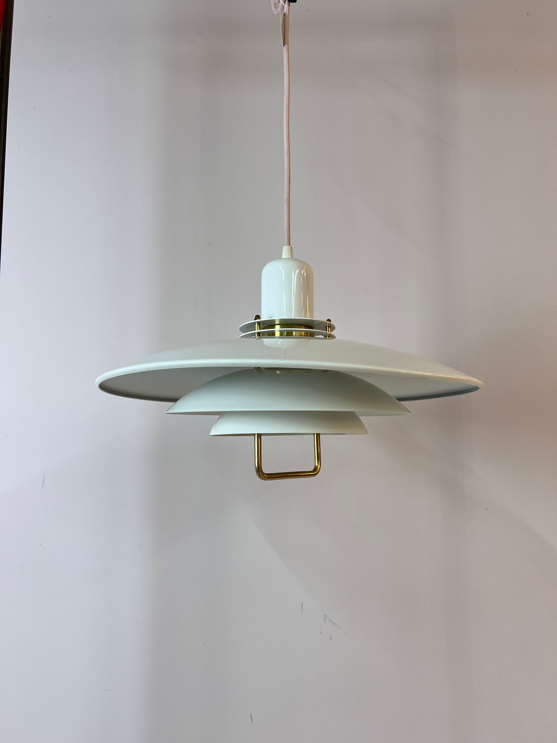 Lamellenlampe 'Rolly' weiß von Brevettato