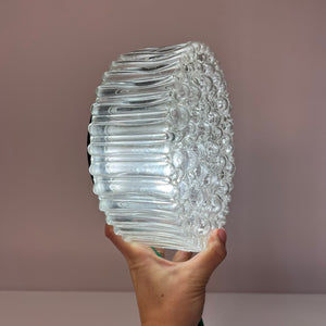 Wand-/ Deckenlampe Kristallglas mit schwarzem Sockel von STAFF