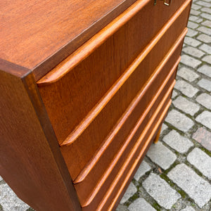 Kommode Teak mit Schloss aus Dänemark