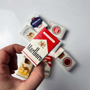 Set: Vintage Streichhölzer Zigaretten Schachtel Miniatur