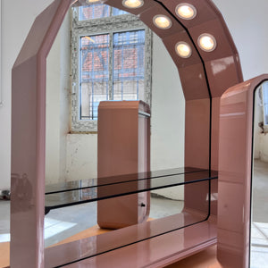 Set: Spiegelschrank rosa von Duscholux