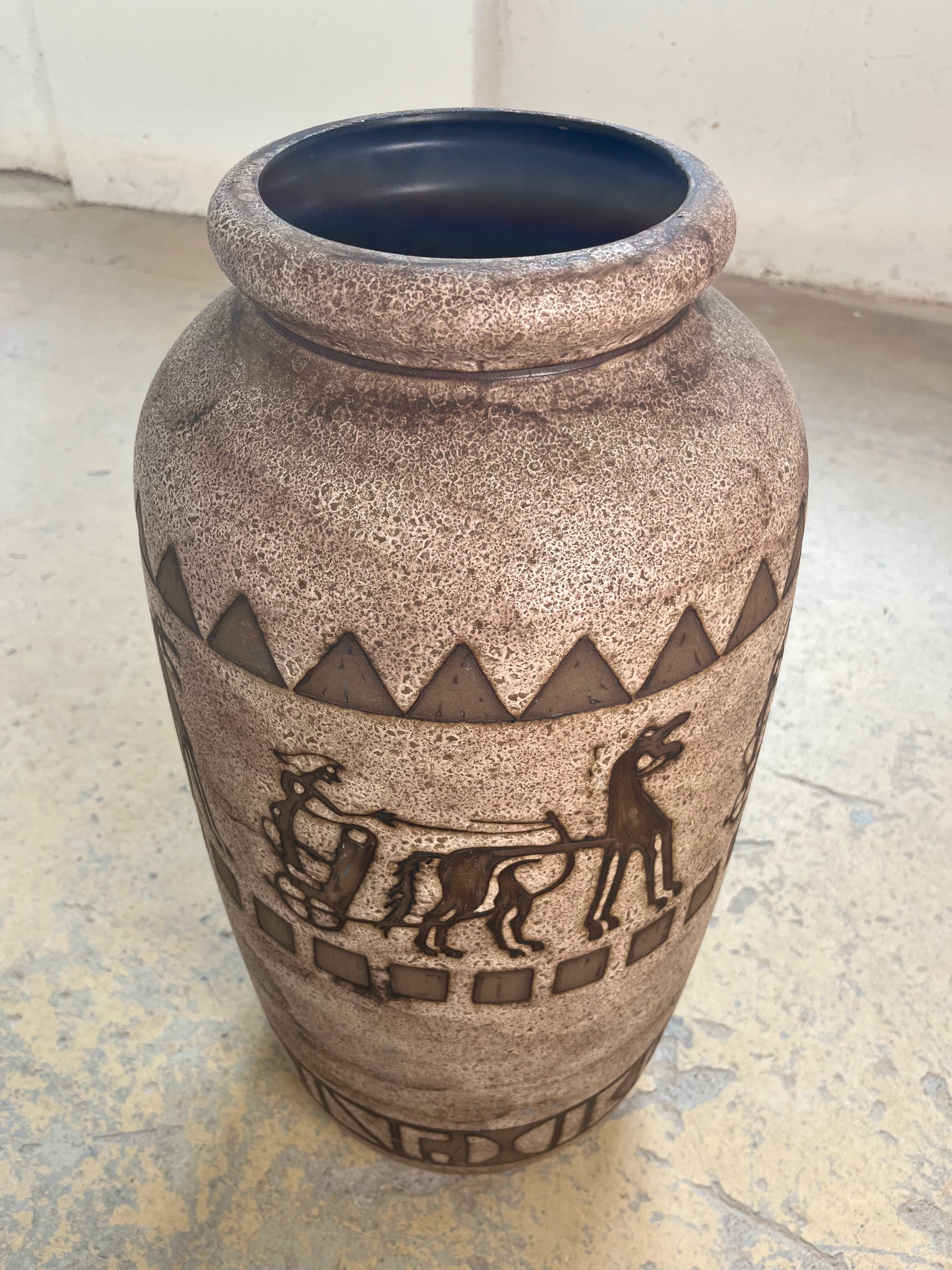 Bodenvase Ägina 124 von Ceramano West Germany