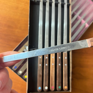 Fonduegabeln Edelstahl & Teak von Stelton