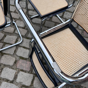 Set: 4x Freischwinger Wiener Geflecht