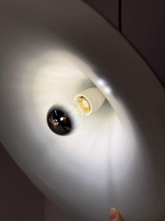 Trompetenlampe orange aus Dänemark