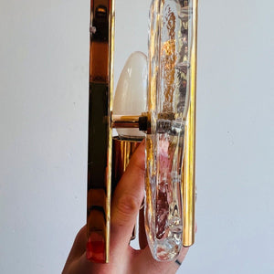 Set: 2x Wandlampe gold Carl Fagerlund für Orrefors