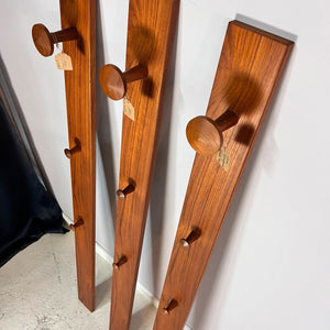 Wandgarderobe mit Haken Teak von Aksel Kjersgaard