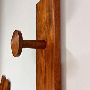 Wandgarderobe mit Haken Teak von Aksel Kjersgaard