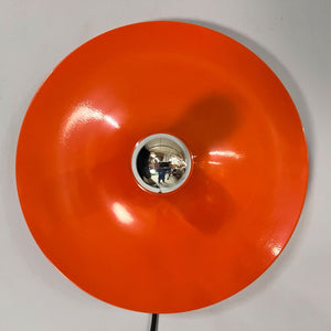 Wandlampe Diskus orange 35 cm von Charlotte Perriand für Honsel
