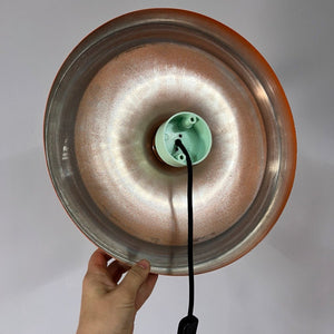 Wandlampe Diskus orange 35 cm von Charlotte Perriand für Honsel