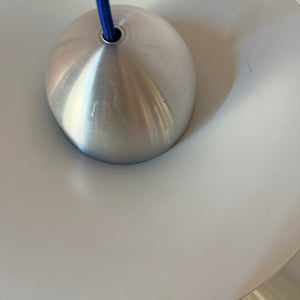 Lamellenlampe silber aus Dänemark