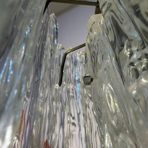 Kronleuchter Eisglas Acryl von VEB Narva