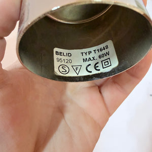 Lamellenlampe Typ T1648 Milchglas von Belid