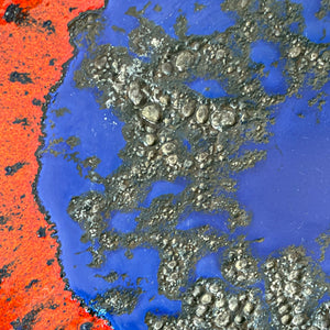 Schale 230-27 Fat Lava blau rot von Dümler & Breiden