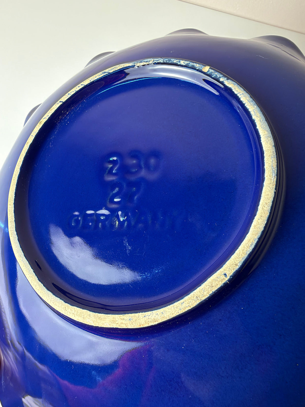 Schale 230-27 Fat Lava blau rot von Dümler & Breiden