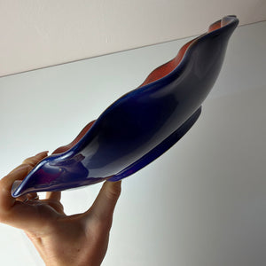 Schale 230-27 Fat Lava blau rot von Dümler & Breiden