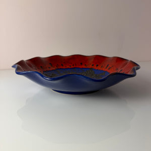 Schale 230-27 Fat Lava blau rot von Dümler & Breiden