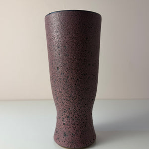 Vase lila von Siegfried Gramann für Töpferhof Römhild