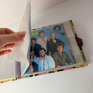 Schallplattenmappe Flower Power für Vinyl Singles