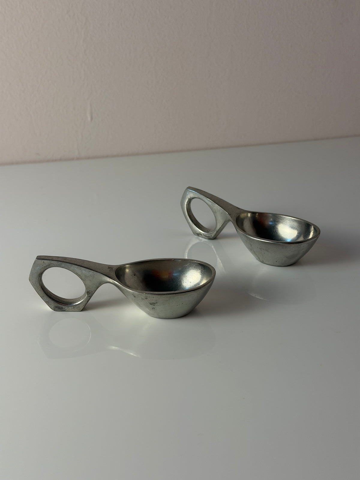 Set: 2x Schnapsglas Dram Cup Zinn von W. & S. Sørensen