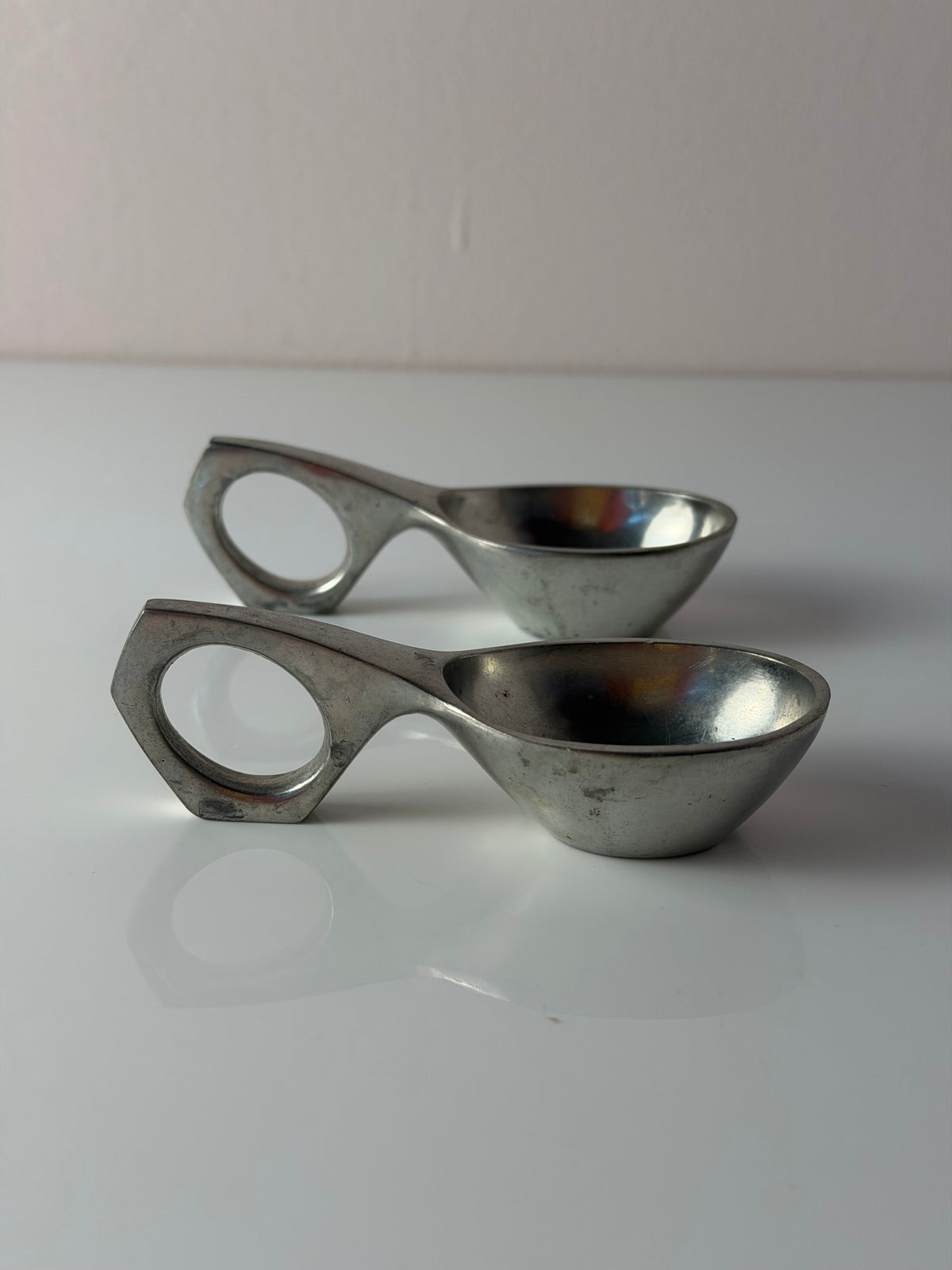 Set: 2x Schnapsglas Dram Cup Zinn von W. & S. Sørensen