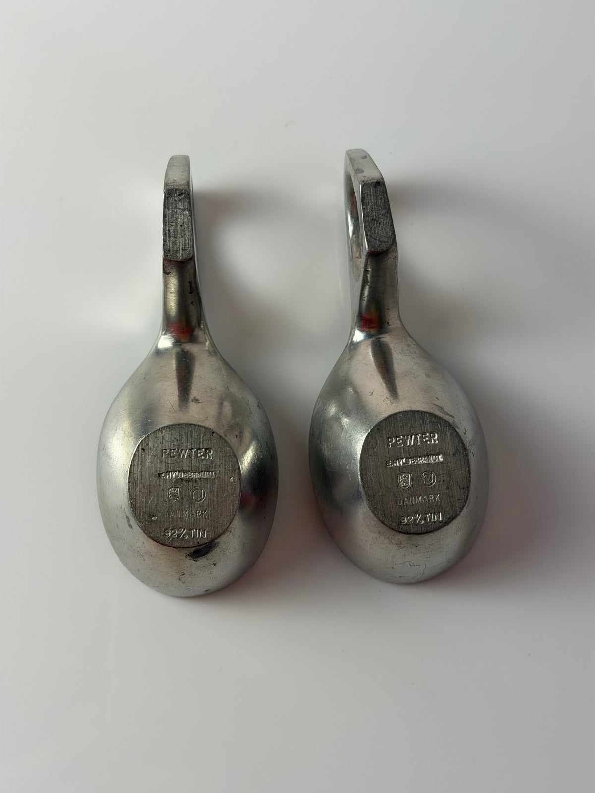 Set: 2x Schnapsglas Dram Cup Zinn von W. & S. Sørensen