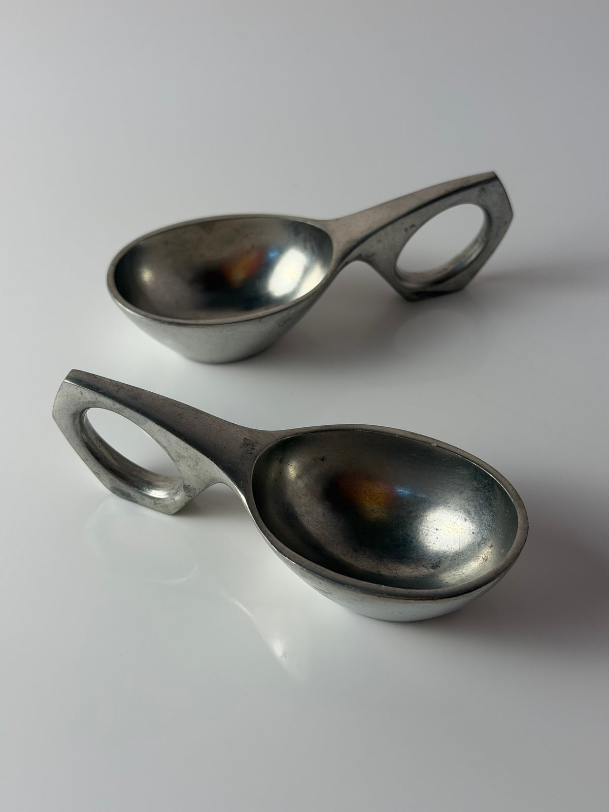 Set: 2x Schnapsglas Dram Cup Zinn von W. & S. Sørensen