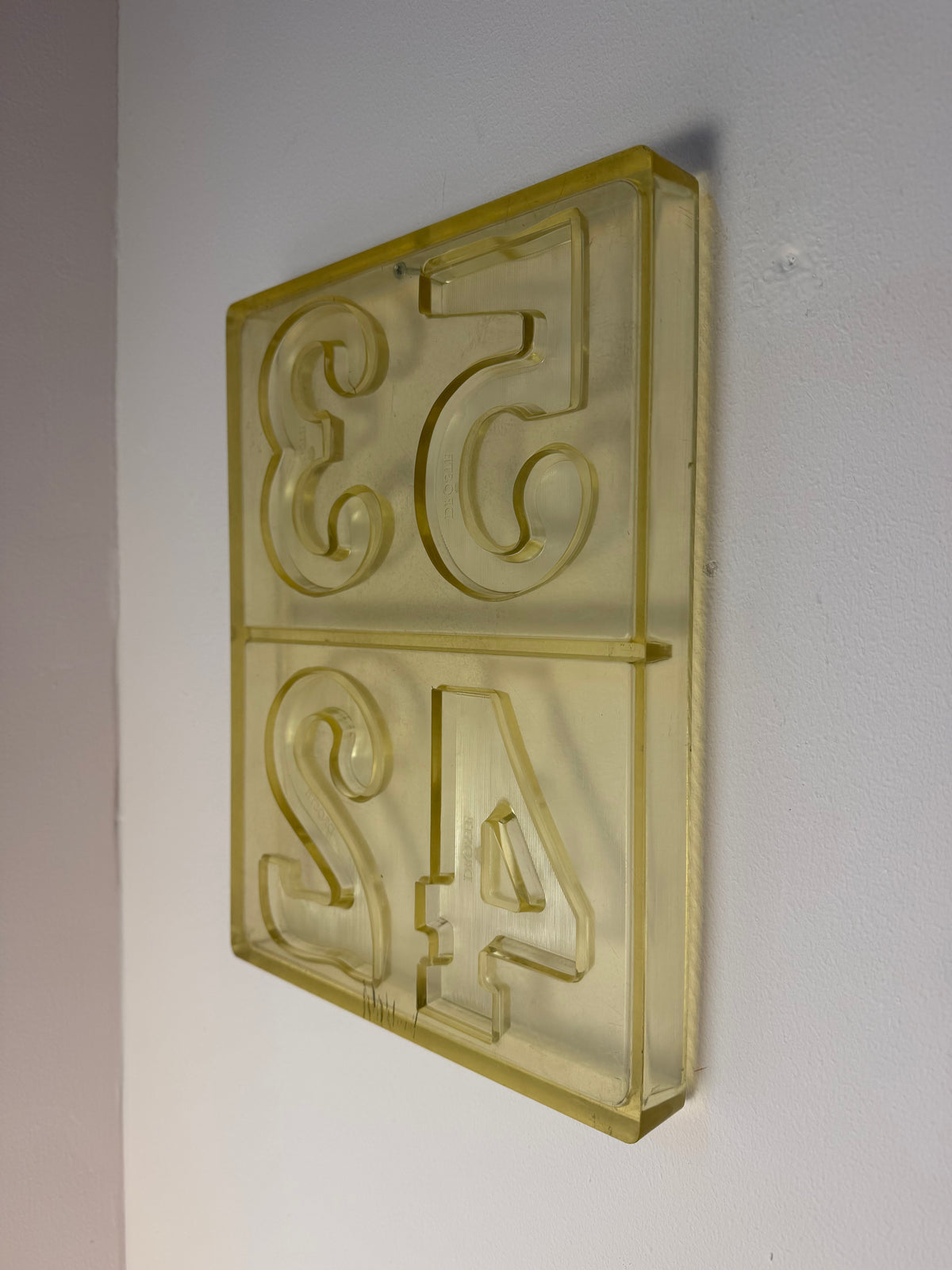 Schokoladenform Zahlen von Droste