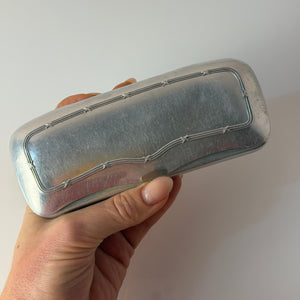 Brillenetui silber mit Prägung aus Dänemark