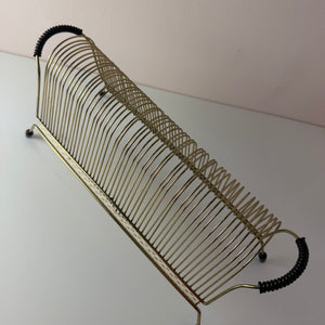 Schallplattenhalter / Fotohalter gold