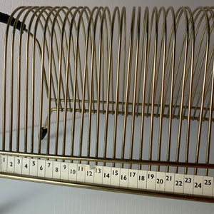 Schallplattenhalter / Fotohalter gold