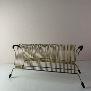 Schallplattenhalter / Fotohalter gold