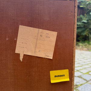 Schrank Eiche mit neuen Chromfüßen von WK Möbel