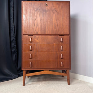 Kommode mit Minibar Teak aus Dänemark