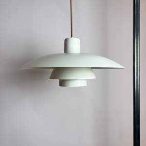 Lamellenlampe PH4/3 weiß von Poul Henningsen für Louis Poulsen