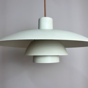 Lamellenlampe PH4/3 weiß von Poul Henningsen für Louis Poulsen