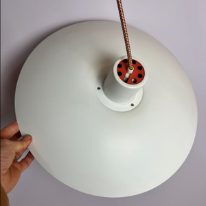 Lamellenlampe PH4/3 weiß von Poul Henningsen für Louis Poulsen