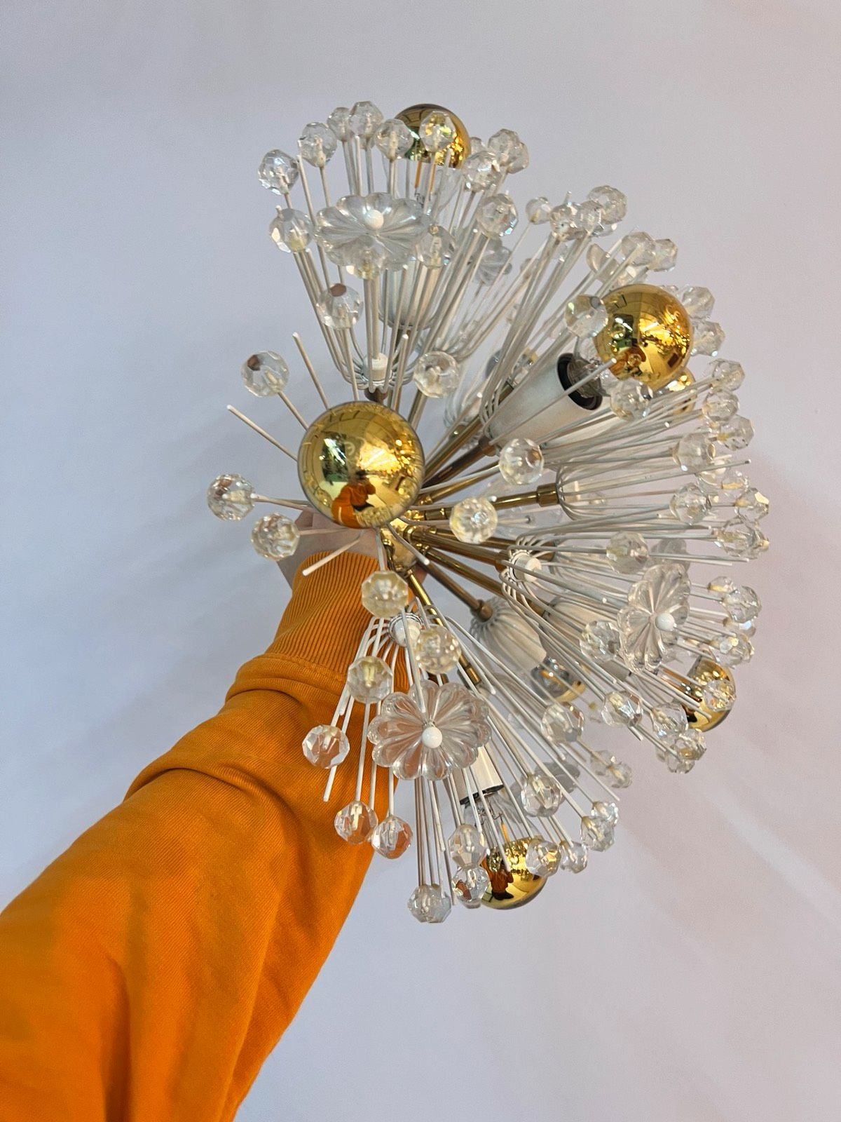 Wandlampe Pusteblume von Emil Stejnar für Rupert Nikoll