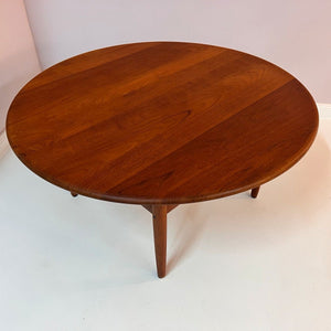 Runder Couchtisch Teak von Niels Bach