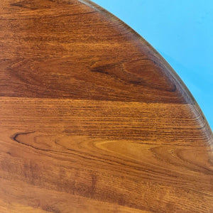 Runder Couchtisch Teak von Niels Bach