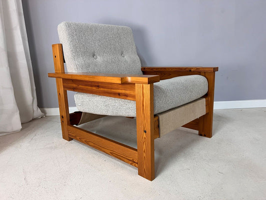 Safari Sessel creme Leinen