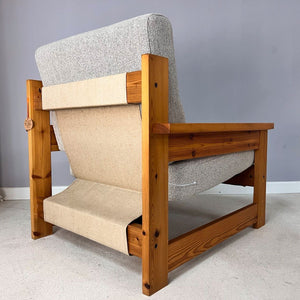 Safari Sessel creme Leinen