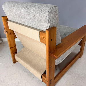 Safari Sessel creme Leinen