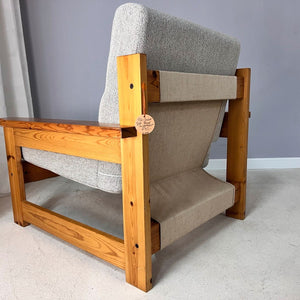 Safari Sessel creme Leinen