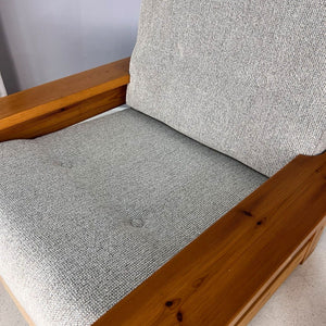 Safari Sessel creme Leinen