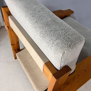 Safari Sessel creme Leinen