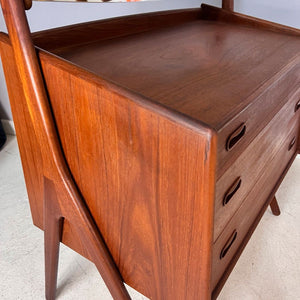 Schminktisch Teak mit Spiegel von Svend Aage Madsen
