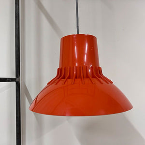 Hängelampe Solar rot Kunststoff von Svend Middelboe für Nordisk